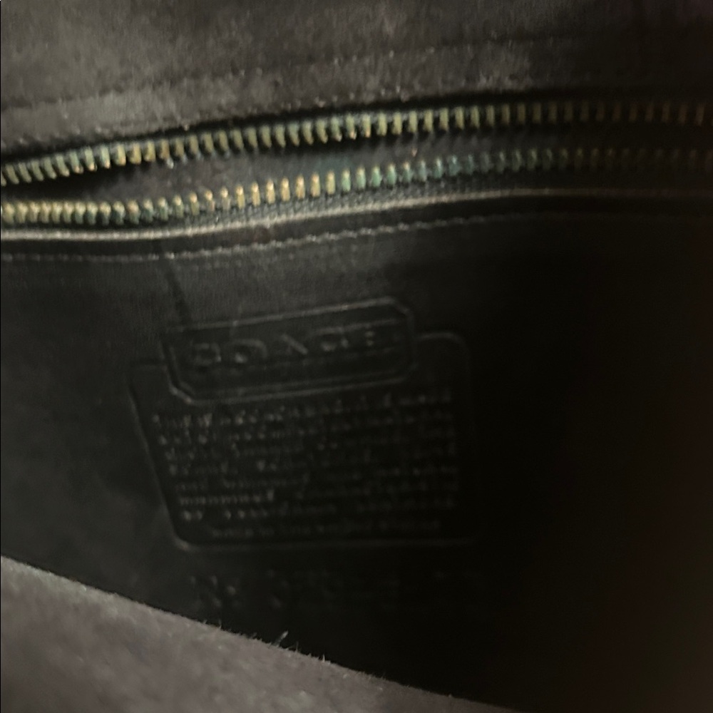 Coach Black Leather Saddle Shoulder Bag - Picture 9 of 13